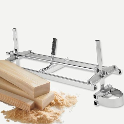 Fraiseuse À Chaîne De 24 Pouces, Outil De Sciage, Support Planche Tronçonneuse, Facile À Utiliser, Portable Et Flexible, Offrant Une Coupe Précise Pour Les Constructeurs Et Les Charpentiers