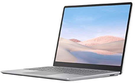 2020 Microsoft Surface Laptop Go avec Intel Core i5-1035G1 (12.4-pouces, 4 Go RAM, 64 Go SSD) (QWERTZ Allemand) Platine (Reconditionné)