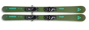 Fischer Kinder Skier Ranger Team JRS 111 cm - Für schnelle Flips und Drehungen, Identische Fahreigenschaften Regular und Fakie, Oliv