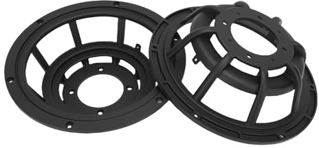 Sxhlseller 2 Telai per Cestelli per Altoparlanti in Alluminio Pressofuso, Supporto per Woofer da 223 Mm di Diametro Esterno per Riparazione Subwoofer Fai da Te e Costruzione di Altoparlanti PA DJ