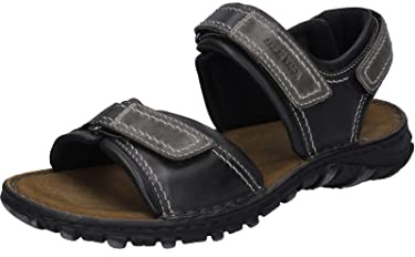 Josef Seibel Skofabrik GmbH Canim 36452 66 506 herr sandaler, Svart svart grå svart 689-43 EU