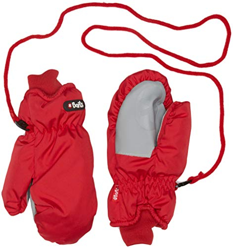 Barts Jungen Nylon Mitts Fäustlinge, Rot (RED 0005), 80 (Herstellergröße: 4)