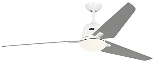 Ventilateur de plafond, Eco Aviatos 162 We de SL ailes Vernis Gris argenté