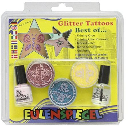 Eulenmirror 730003 Glitzer tatueringssats Best of XL