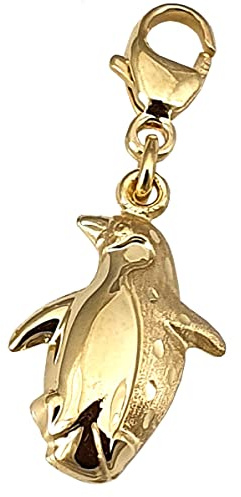 Nicht Zutreffend Anhänger Charm Pinguin Gold 333 Einhänger Gelbgold Unisex