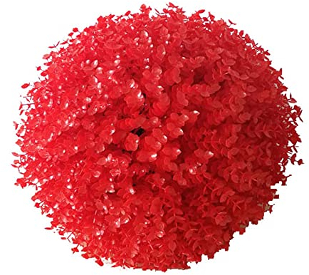 V3VOGUE Buchsbaumkugel Kunstbaum,Hoher Simulationsgrad,Künstlicher Buchsbaum,schöne Farbe,runde Dekopflanze,Für Gehwege, Zimmer, Wände, Veranden,Künstliche Pflanzenkugel 1 Stück (Size : 40cm(15.7in))