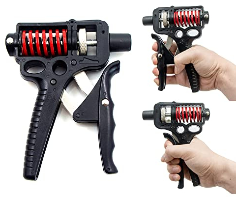 Hand Grip Allenamento Avambraccio Gripper - Allenatore Manuale Resistenza Regolabile 5-60kg per Uomini e Donne, per Rafforzare i Muscoli Della Mano e Del Polso e Ripristinare la Flessibilità