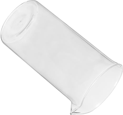Capsule Verre de Piston à Cafetière Rechange 350ml | Tasse à Thé Portable à Bec Verseur, Résistante à L'usure, Légère pour Café