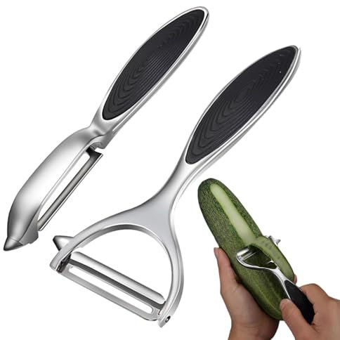 Pelador de frutas y verduras, herramienta de pelador de cocina, pelador de papas, pelador de frutas multifuncional, pelador de frutas y verduras, juego de peladores, pelador de buen agarre, pelador en
