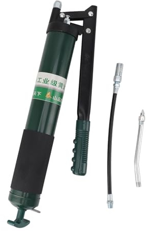 KIMISS Pistola Engrasadora Manual de 600 - Pistola Engrasadora Eficiente con Acción de Palanca para Mantenimiento de Automóviles y Mac Ry - Control Preciso, Diseño Resistente