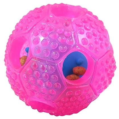 BELLIFFY Interaktiver Snackball Für Hunde Robustes Gummimaterial Fördert Aktives Spielen Und Zahnpflege Geeignet Für Kleine Und Große Hunde