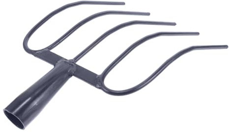 UKCOCO Raccoglitore Letame Mano Multiuso Forcone Solido Affidabile Per Agricoltura e Giardinaggio Strumento Pratico Per Raccolta Letame e Cura Prato