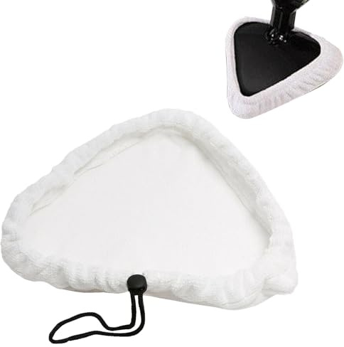 Dampfreiniger-Pads – Dreieckige Ersatzbezüge, waschbare Tücher | Wiederverwendbare Mikrofaser-Reinigungspads für X5 Dampfreiniger, Hochleistungszubehör für Fliesen- und Hartholzböden