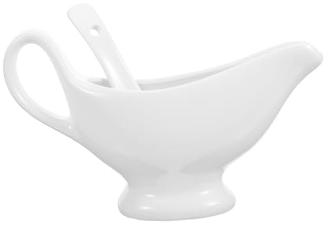 ZUNOXAZ Cubo De Jugo De Bistec Salsera De Cerámica Taza Para Salsa Dispensador De Salsa Para Servir La Mesa Recipiente