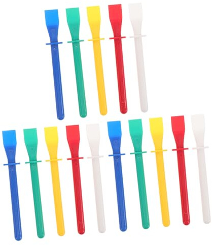 NOLITOY Juego de 15 Esparcidores de Pegamento para Cuero Palitos Abs Resistentes y Rendimiento Fiable para Manualidades DIY y Escultura