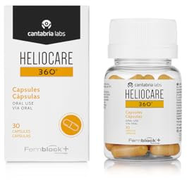 Cantabria Labs - Heliocare 360° Cápsulas - Protección Solar Oral - Prevención Fotoenvejecimiento - 30 Cápsulas - Todos los Tipos de Piel