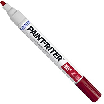 MARKAL 31240320 SL.100 Marqueurs, pointe ogive de 2-4 mm, Rouge (Pack de 12)