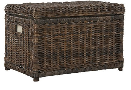 happimess HPM9002A Elijah, tronco in vimini da 76cm per casa, camera da letto, soggiorno, corridoio, marrone