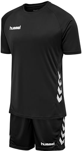 hummel Unisex-Youth Ensemble Junior Promo Set Track Suit, Schwarz, 16 Jahre EU