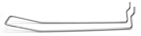 Generisch 50 Stück Schlaufenhaken 14 cm für Lochwand verzinkt Blisterhaken Lochwandhaken Lochplattenhaken 140 mm