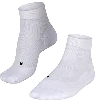 FALKE Damen TE4 Short Tennissocken schnelltrocknende atmungsaktive nachhaltige Baumwolle Funktionsmaterial leichte Polsterung antiblasen stabilisierend am Knöchel leicht dämpfend Sandplätze 1 Paar