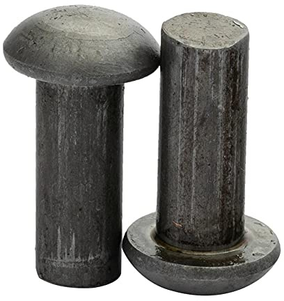 Remaches sólidos de cabeza de hierro y semi-redondas, remaches de color redondo de cabeza redonda GB867, m2m2.5m3m4m5m6, remaches del golpe-4 * 30 (0.5kg)