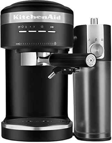KitchenAid Machine à expresso semi-automatique et mousseur à lait automatique - KES6404