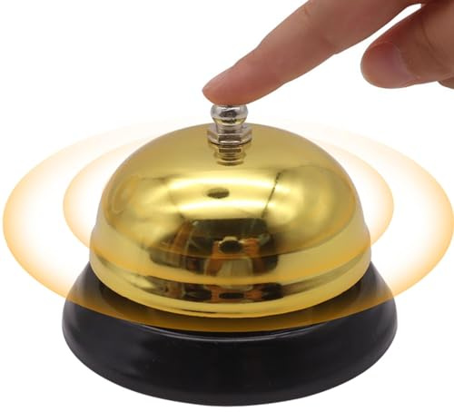 Appelez Bell | Cloche de Service de Table pour | Sonnette de réception Portable, Sonnette de comptoir, Sonnette de Service de Bureau pour, Bureaux, hôtels, comptoirs, Cuisines,