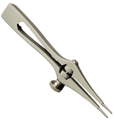 HINAYOSAN Strumento per punzonatura in pelle, stile francese, con foro rotondo, scalpelli da 1 a 6 mm, regolabile, in ferro da stiro, strumento artigianale in pelle