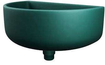 Varile Beccuccio multifunzione in plastica verde con attacco combinato per giardino, campeggio e camper – Include filtro per capelli, accessori e design robusto (verde)