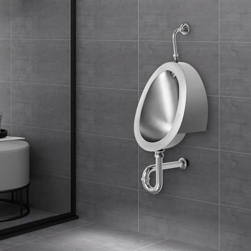 Urinario Automático Pared Para Hombre, Con Sensor Inteligente De Descarga Y Distancia Ajustable, Descarga Automática De 7 Segundos, De Acero Inoxidable 304