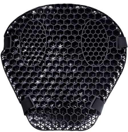 WWITH Cuscino Sella Moto per Triumph Street Triple/Triple R ab 2013, Imbottitura Traspirante Antiurto in Gel Cuscino Antiscivolo Accessori per Moto,B