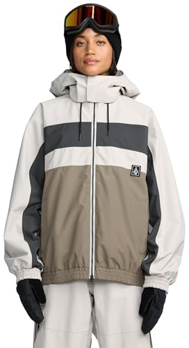 Volcom Women's Standard DLM Gore-TEX Snowboard Jacket – Athlete Collab w/Desiree Melancon, Stone