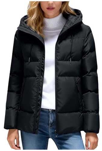 HAOLEI Piumino Donna 100 Grammi Leggera con Sacca Portaoggetti Piumini Corto Caldo Invernale Giacca Trapuntata Elegante Impermeabile Comodi Giacca per All'Aperto Sportiva e Trekking