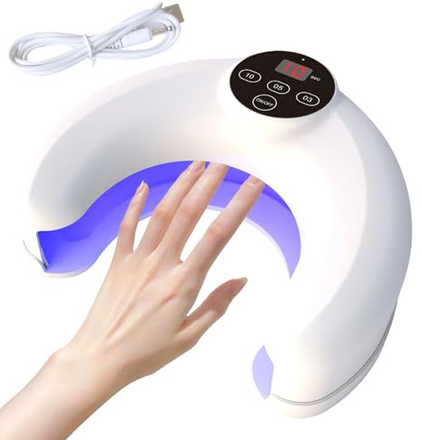 Luce a LED per la Illuminazione delle Unghie,Lampada UV LED Con Sensore Intelligente E Funzione Regolabile | Luce di Polimerizzazione Gel - Per Ragazze, Donne, Principianti, per Uso