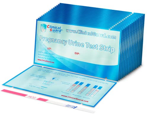 ClinicalGuardÃ‚® HCG Pregnancy Test Strips (Individually-Sealed by ClinicalGuard