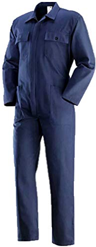 Tuta completo intero da lavoro cotone operaio meccanico zip comoda … (M)