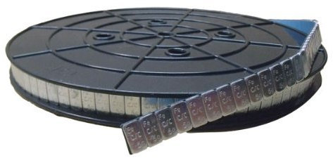 MAUK® Klebegewichte 5g Rolle 1200 Stück | Auswuchtgewichte selbstklebend für KFZ Autoreifen & Motorradreifen, auch als Schlägergewicht für Tennisschläger | Stahl, verzinkt