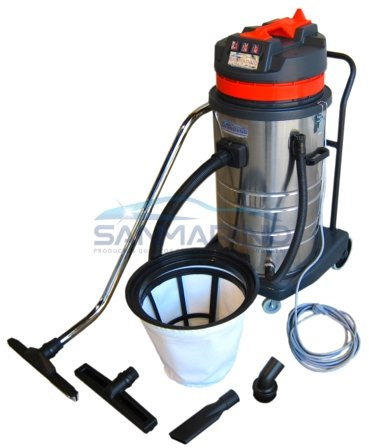 LIMPIARCOCHE.COM SANMARINO ASPIRADORA Profesional Polvo-Agua 3 Motores. 3000 WATIOS. Valida para LIMPIATAPICERIAS