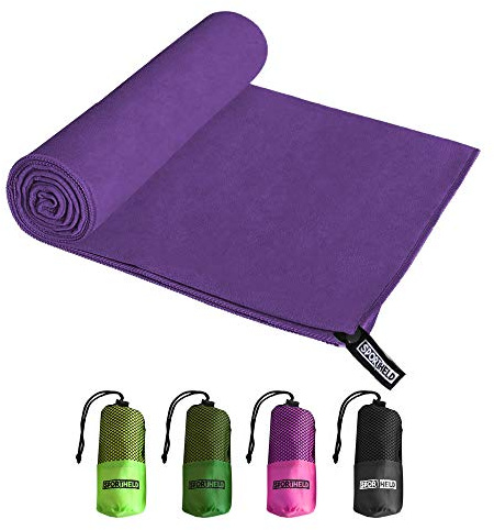 Sportheld® MIKRO-Faser - Hand-Tuch in 5 Farben + 3 GRÖßEN: 80x40cm | 120x60cm | 160x80cm