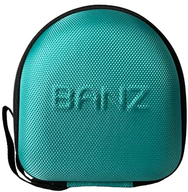 BANZ Kidz Earmuff Case 2+ Years – Aqua - Travel Case for Kids & Toddler Headphone Protection – Lightweight, Compact & Durable Earmuff Container