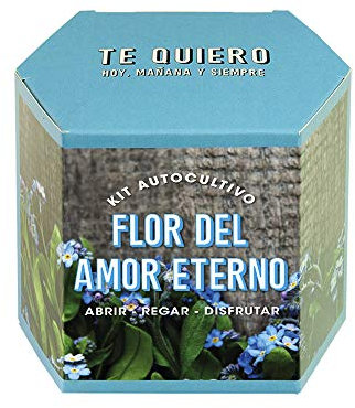 Kit de Cultivo Flor del Amor Eterno | Cultiva un Símbolo de Amor Verdadero en Casa | Regalo Original y con Significado | Resetea