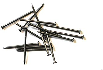 Nägel Drahtstifte, Senkkopf, 1,8 x 35 mm, Stahl blank, DIN 1152, 100 Stück