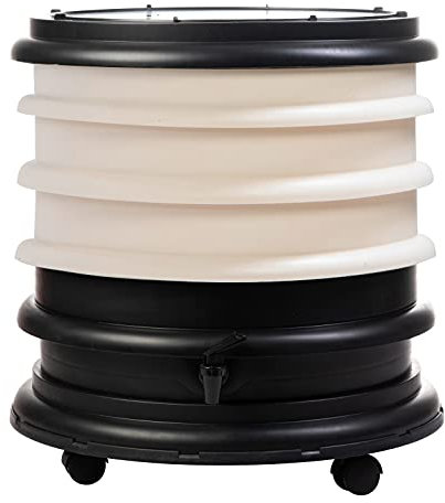 WORMbox | Vermicompostador Compostera 3 bandejas Marfil | 48 litros | Composta residuos orgánicos, lombrices producen Humus de Lombriz