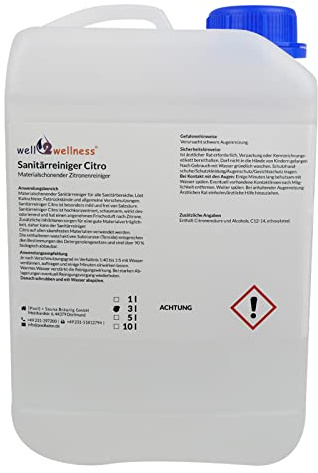 Schwimmbadreiniger Poolreiniger - Sanitärreiniger Citro 3,0 l Gelb