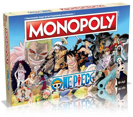 WINNING MOVES Monopoly One Piece Table Set, WM02921-SPA-6