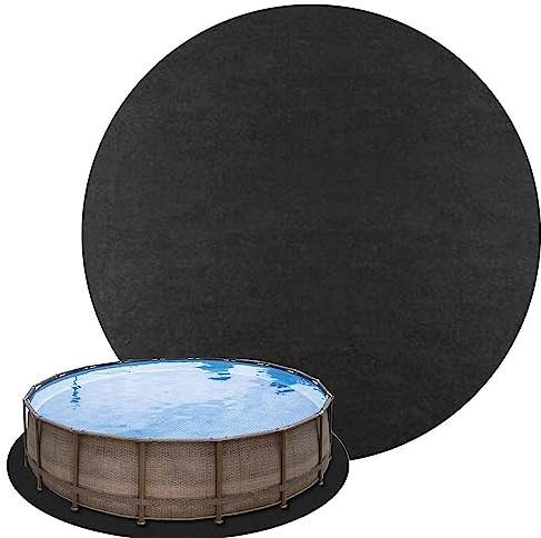 400CM Whirlpool Poolmatten Schutzboden, Pool Bodenmatte,Outdoor Poolunterlage Poolmatten Schutzboden,Tragbares Spa Pool Zubehör, Verhindert Löcher Und Verlängert Die Lebensdauer (abgerundet)
