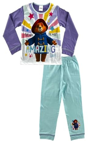 Paddington Bear Girls Amazing Day Pyjamas. Ages 18 Months To 5 Years