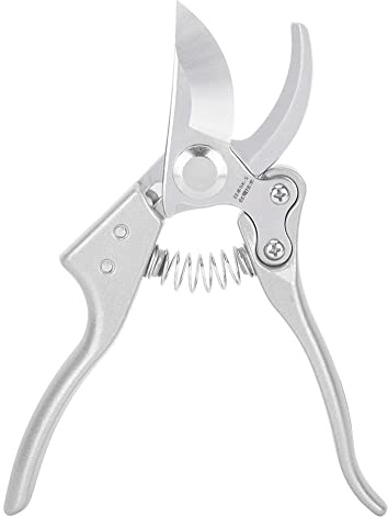 MOUMOUTEN Tijeras De Podar, Podadoras Manuales Tijeras De Jardinería Cortaúñas para Plantas Cortador De Flores Tijeras De Floristería Herramientas De Recorte Podadora con Cuchillas(Plata)