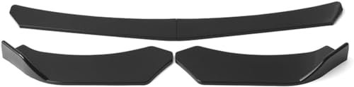 Auto Frontspoiler für Ford F150 Explorer Ranger Foucs Mustang Edge Kuga C-Max Ecosport Fiesta Escape Mondeo, Universal Frontstoßstangenlippe Spoiler Splitter Diffusor Body Kit,A/MatteBlack